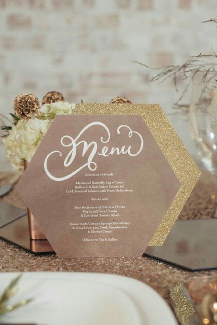 Geometric wedding ideas - 11