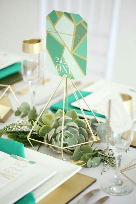 Geometric wedding ideas - 15