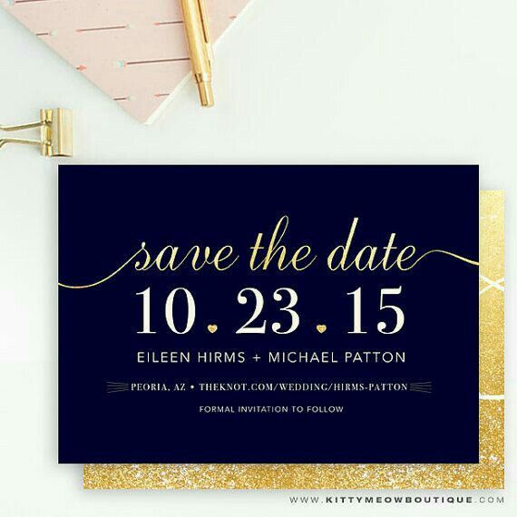 Ideas en navy gold - 8