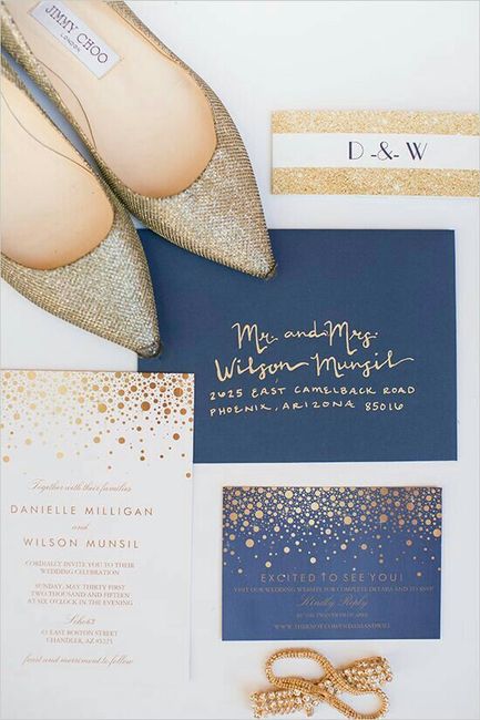 Ideas en navy gold - 12