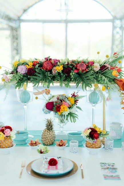 Boda temática hawaiana/tropical - 15