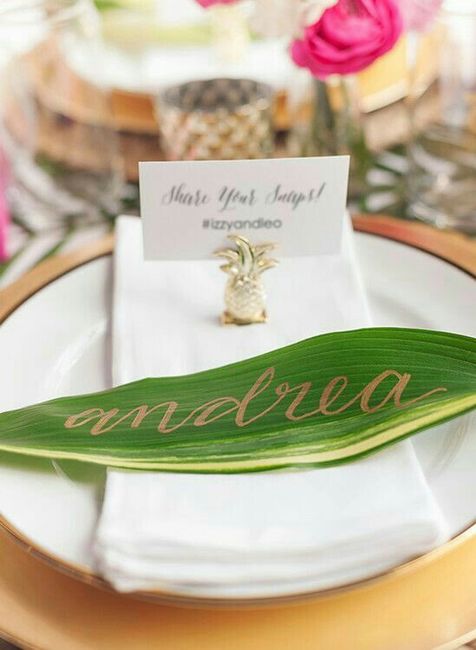 Boda temática hawaiana/tropical - 23