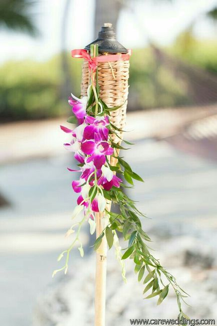 Boda temática hawaiana/tropical - 24