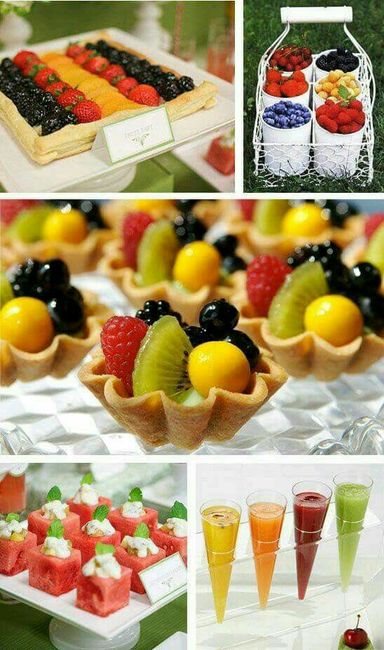 Refrescante fruta en tu boda - 7
