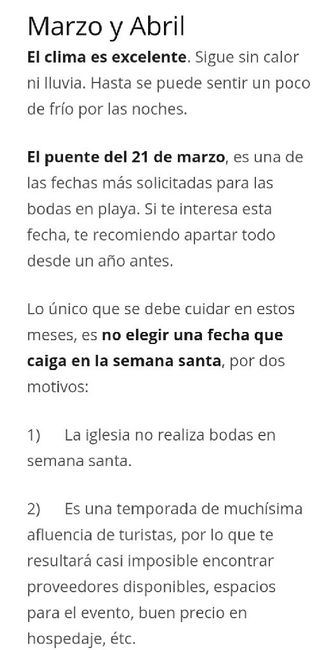 ¿cuál es el mejor mes para una boda en la playa? - 7