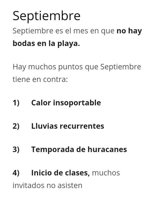 ¿cuál es el mejor mes para una boda en la playa? - 10