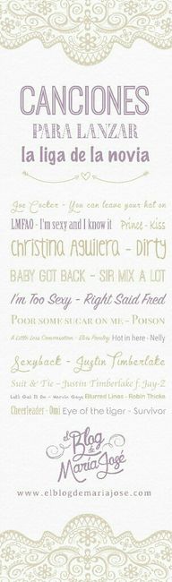 Ayuda!! sugerencias y opiniones para nuestra play list - 1