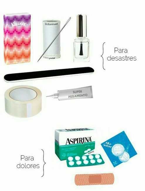 Kit de emergencia para la novia 👰 - 2