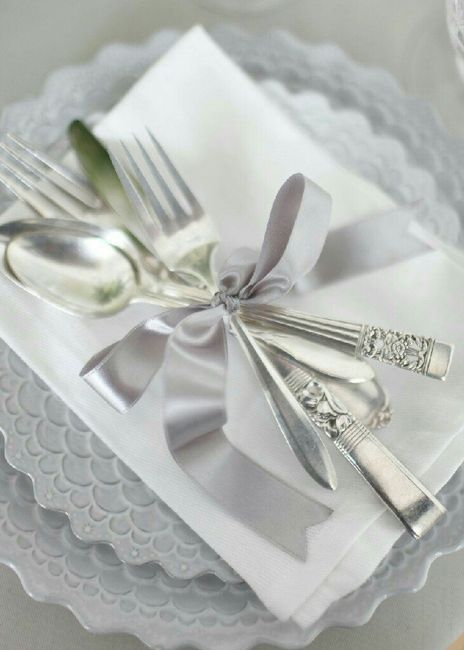 Boda en color gris/plata/blanco - 2
