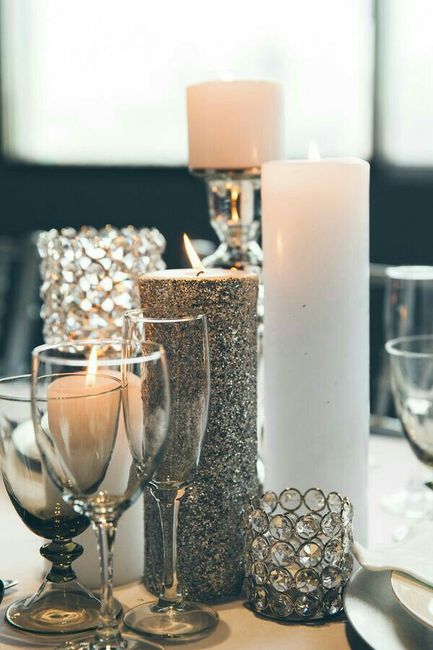 Boda en color gris/plata/blanco - 3