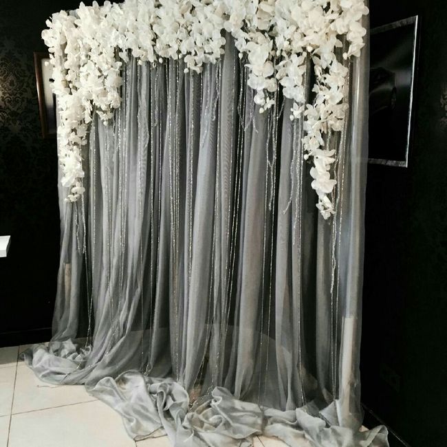 Boda en color gris/plata/blanco - 7