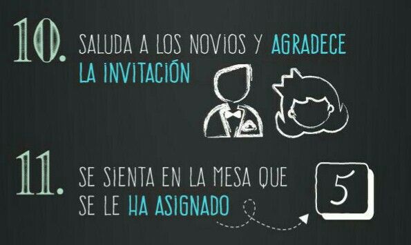 Los 13 mandamientos de los invitados de boda. - 5