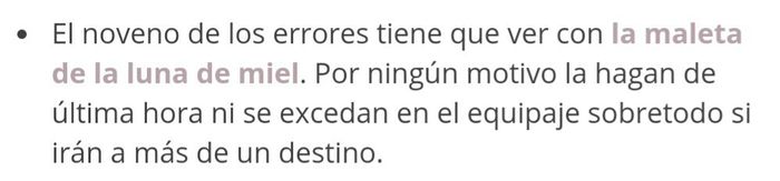 10 errores de la luna de miel. - 17