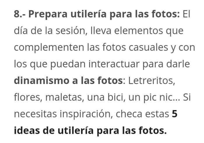 10 tips para tu sesión de fotos casual. - 10