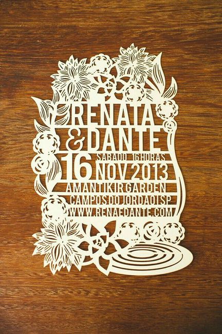 Invitaciones: corte láser - 3