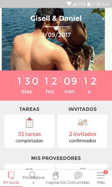 200 dias! 😊💍🍷💜 - 1