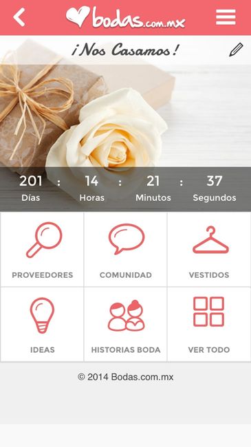 A cuantos días del gran día?? - 1