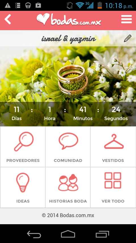 Empiesa a caerme el 20 de que me casare  - 1