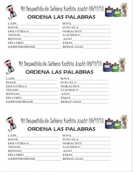 juegos para despedida - 2