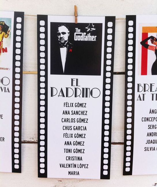 ideas originales para el Seating de tu boda - 12