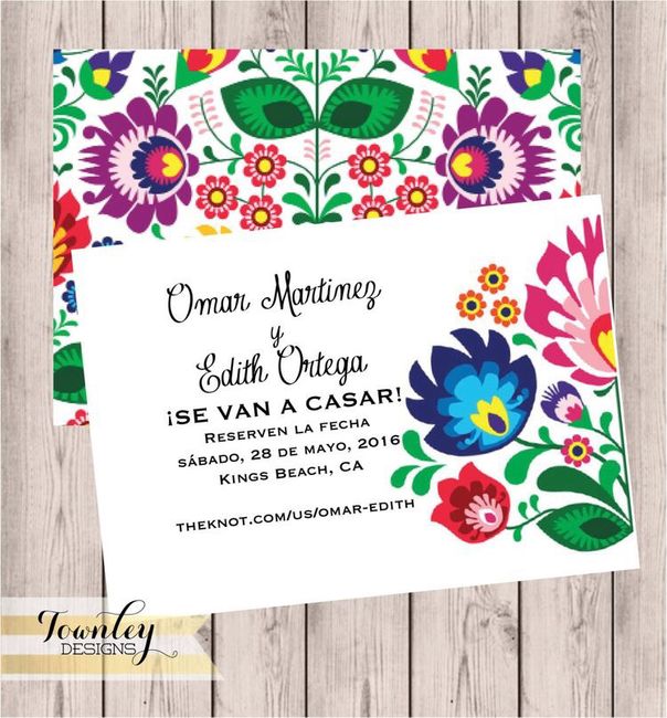 Save the date o reserva la fecha *ideas* - 12