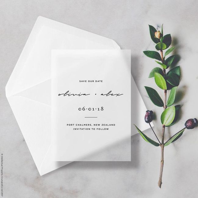 Save the date o reserva la fecha *ideas* - 18