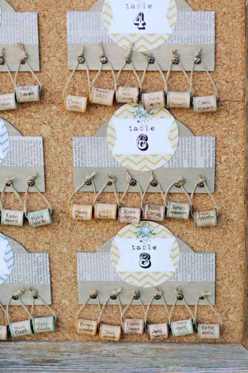 ideas originales para el Seating de tu boda - 5