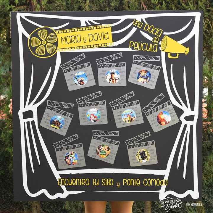 ideas originales para el Seating de tu boda - 14