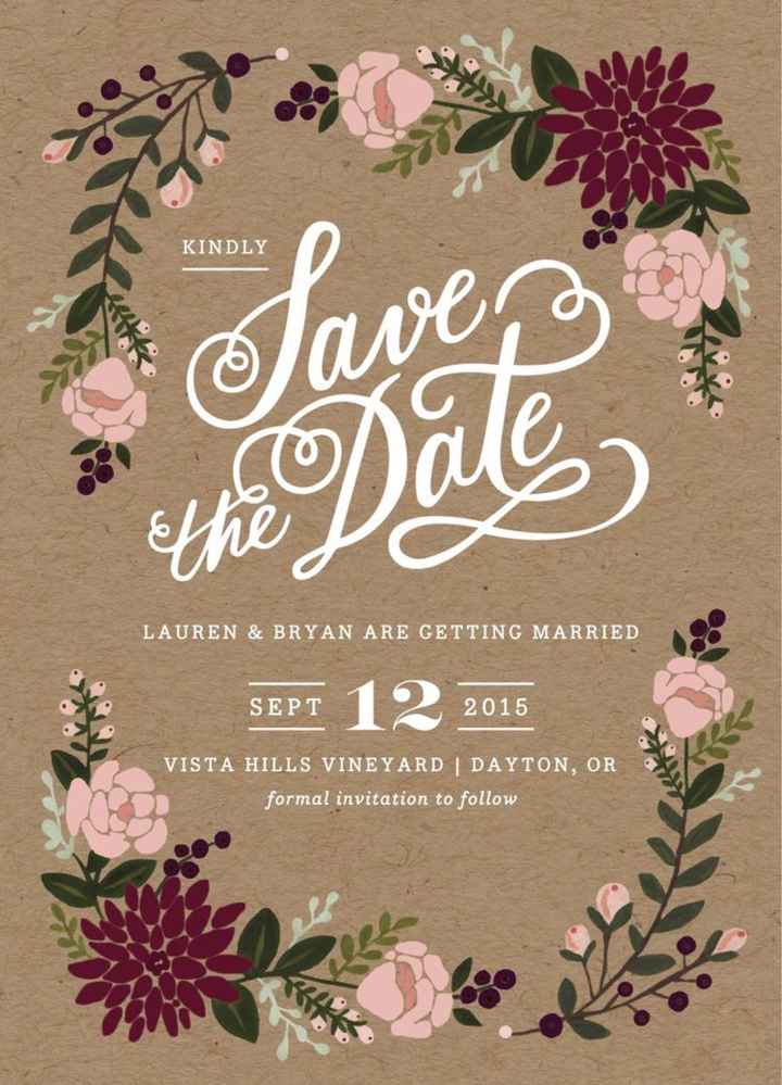 Save the date o reserva la fecha *ideas* - 22