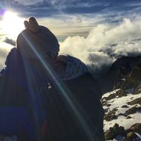 Con él tal cual me siento en las nubes  (Volcán Iztaccíhuatl, México)