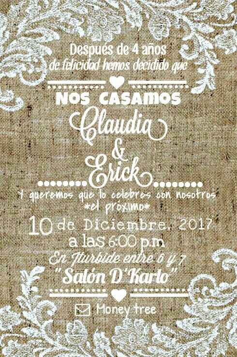  Les enseño cómo hice mis invitaciones :) - 1