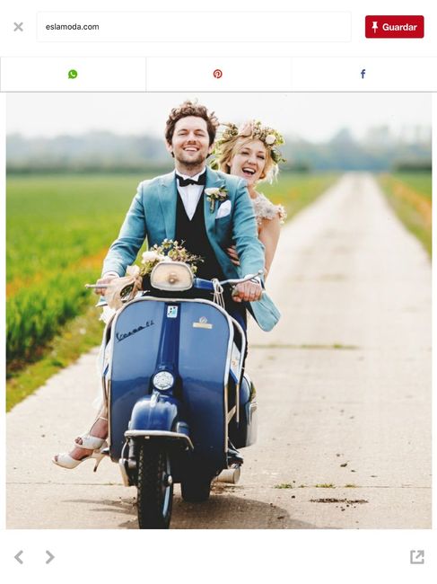 Admito que llegar en moto 🏍 sería divertido 😆 