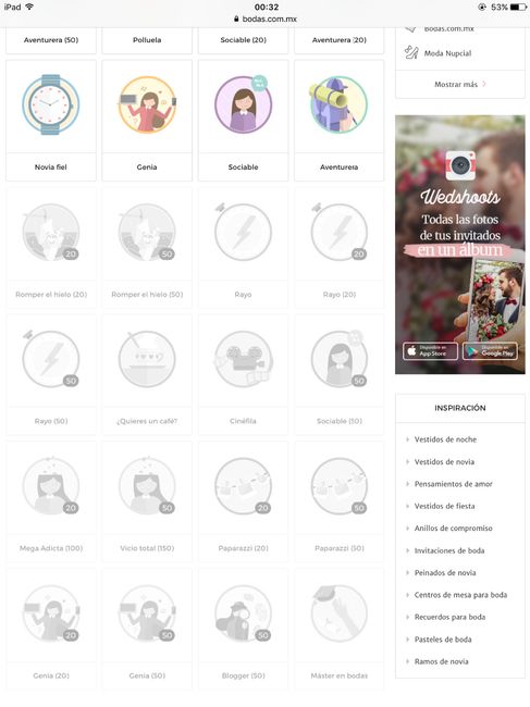 Medallero parte final.