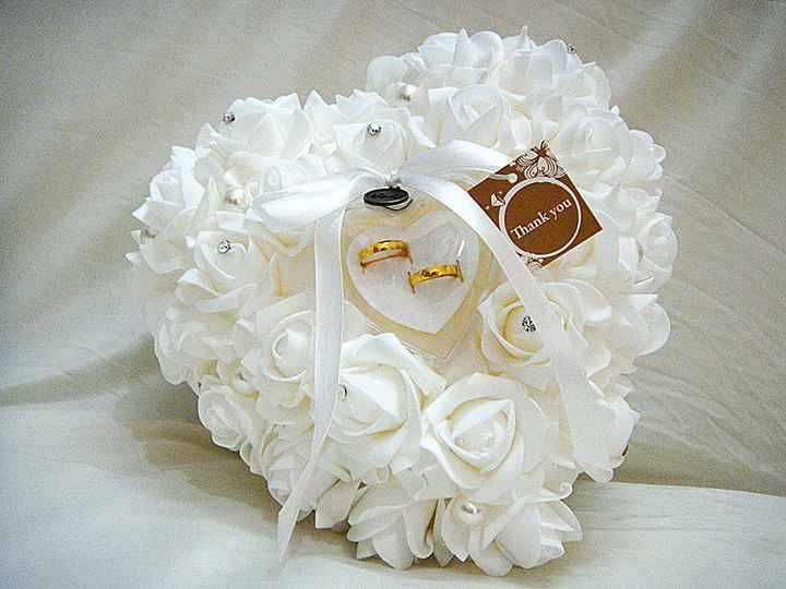 cojin para anillos de boda y arras