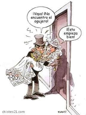 Chistes graciosos de recien casados 