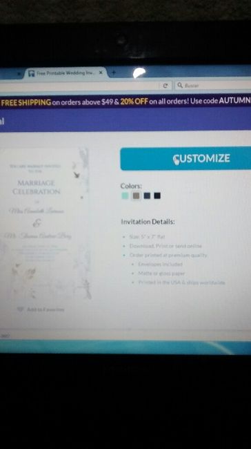 Avance de invitaciones diy - 2