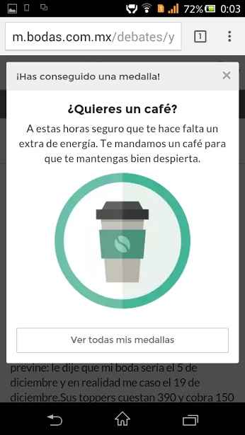 medalla...quieres un café?