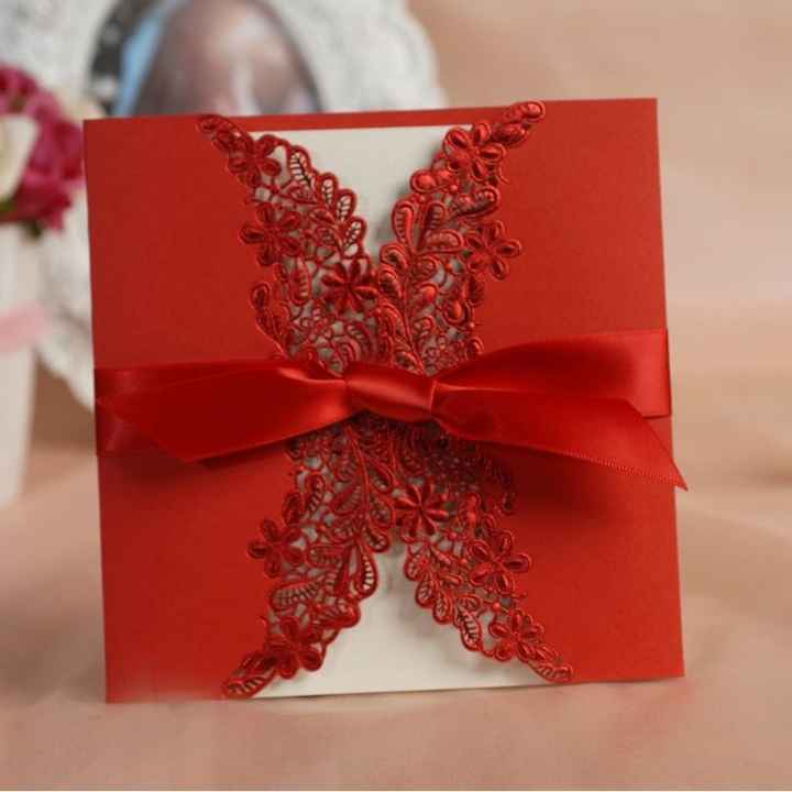 Invitaciones Rojo