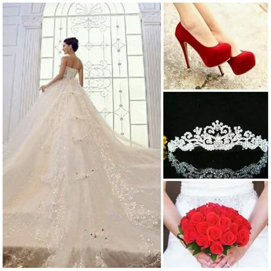 Rojo colores de mi boda