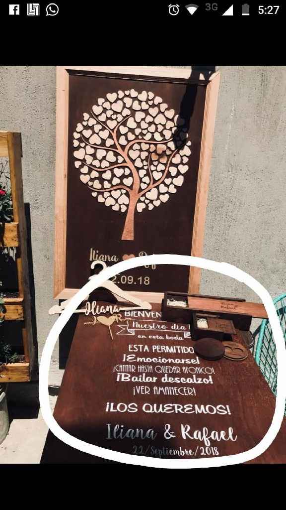 Ayuda con letrero de bienvenida y cuadro de firmas - 1