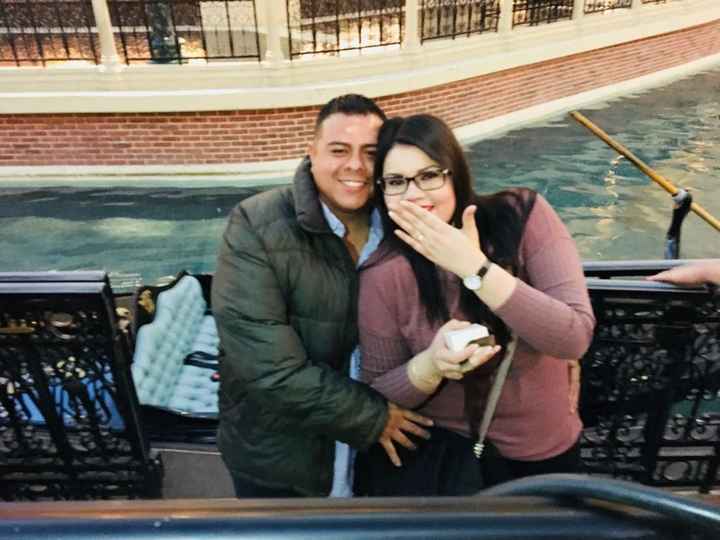 mi Gonzalo y yo, cuando me dio la sorpresa del anillo 