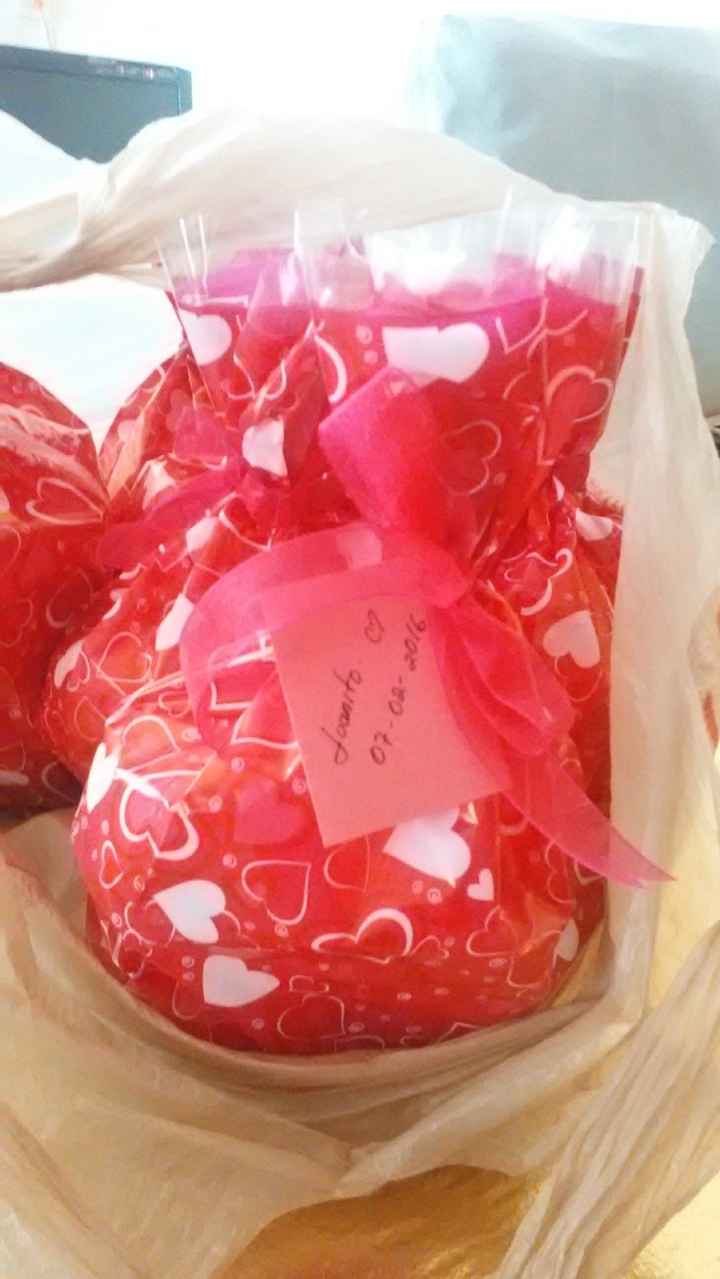 Pedida de mano, recuerditos 