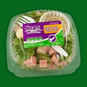 ensalada indivudal de pollo o papa