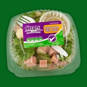 ensalada indivudal de pollo o papa