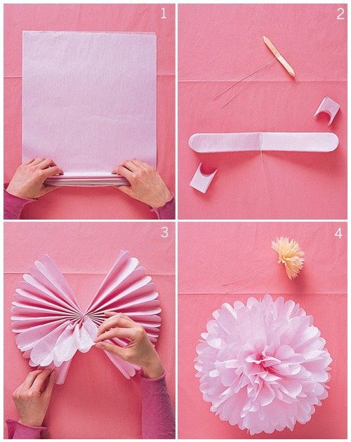 Flor en papel china