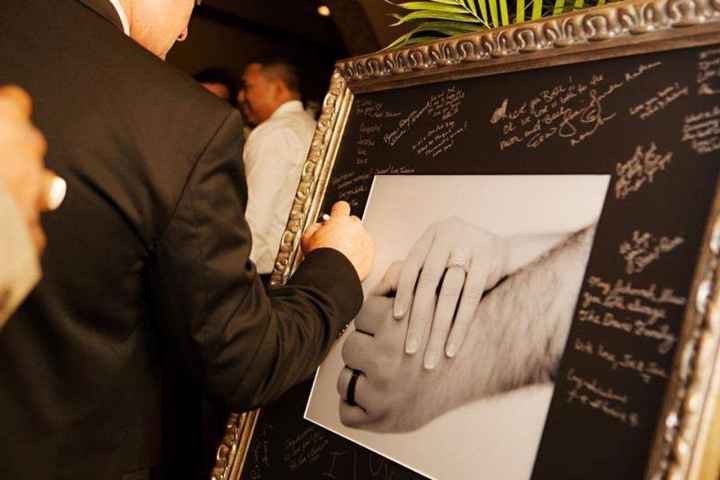 idea original para álbum de firmas