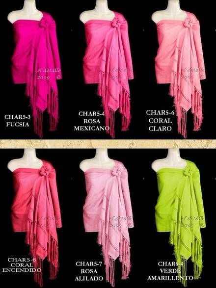 Tus damas con un bello rebozo