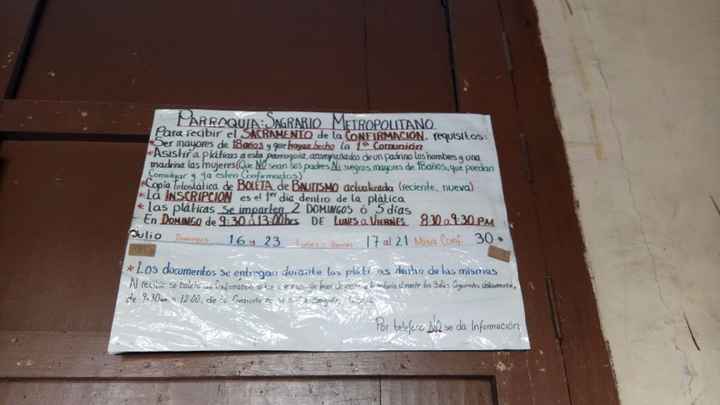 confirmaciones Julio 2017