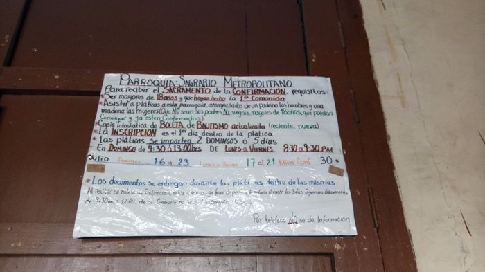 confirmaciones Julio 2017