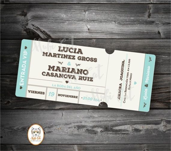 Como podria diseñar los pases para los invitados - 1